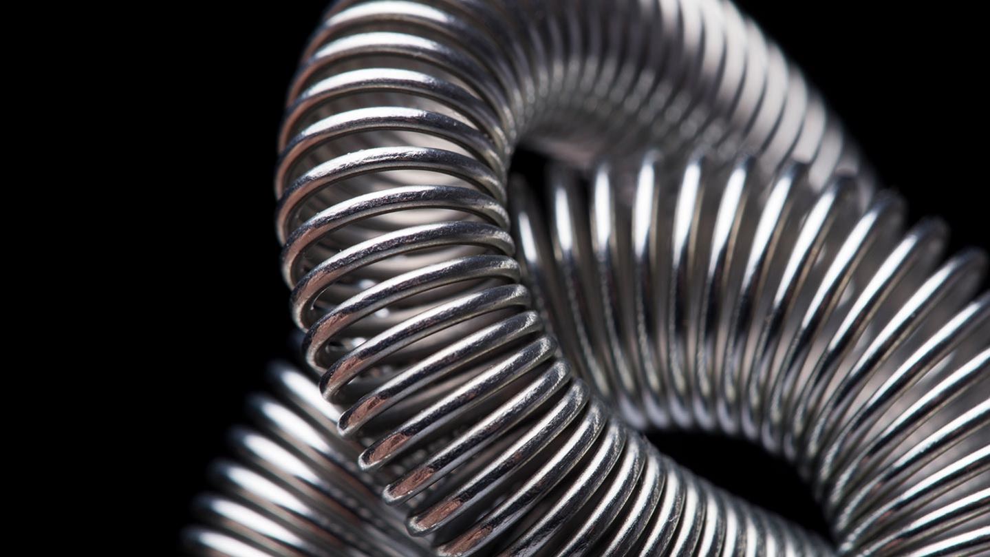 Metal spring blackbg